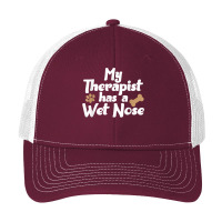 Dog Pet Gifts   My Therapist Has A Wet Nose T Shirt Pa Trucker Cap | Artistshot