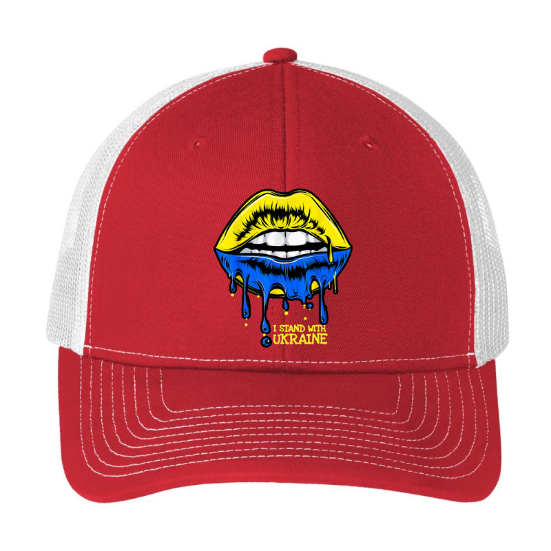 I Stand With Lips Flag Pa Trucker Cap | Artistshot