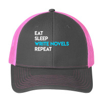 Eat Sleep Write Writing Novel Writer Pa Trucker Cap | Artistshot