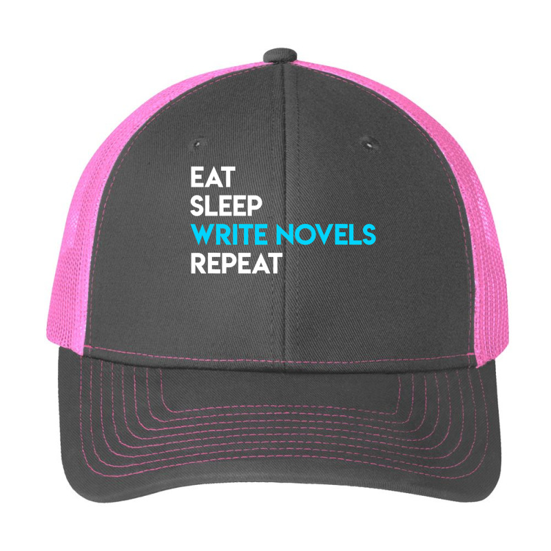 Eat Sleep Write Writing Novel Writer Pa Trucker Cap by EnturArt | Artistshot