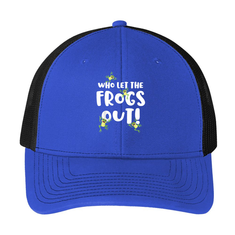 Funny Passover Who Let The Frogs Out Shirt Jewish Seder Fami Pa Trucker Cap | Artistshot