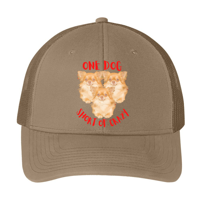 One Dog Short Of Crazy T  Shirtone Dog Short Of Crazy T  Shirt (8) Pa Trucker Cap | Artistshot