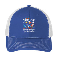 Girls Trip 2022 Summer Vacation Lost Paradise Beach Premium Pa Trucker Cap | Artistshot