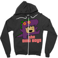 Image Cartoon Dino Boys Zipper Hoodie | Artistshot