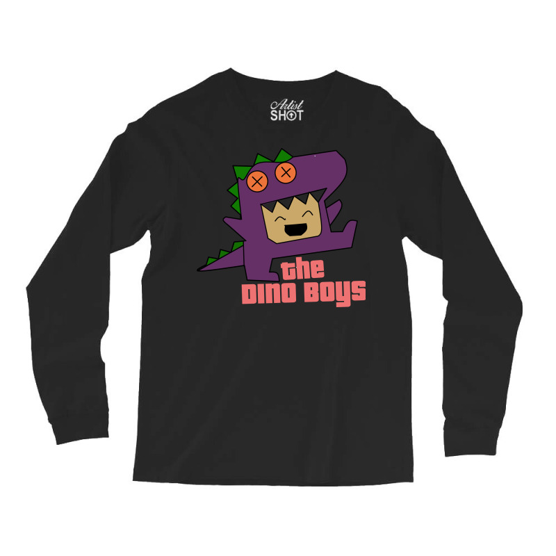 Image Cartoon Dino Boys Long Sleeve Shirts | Artistshot