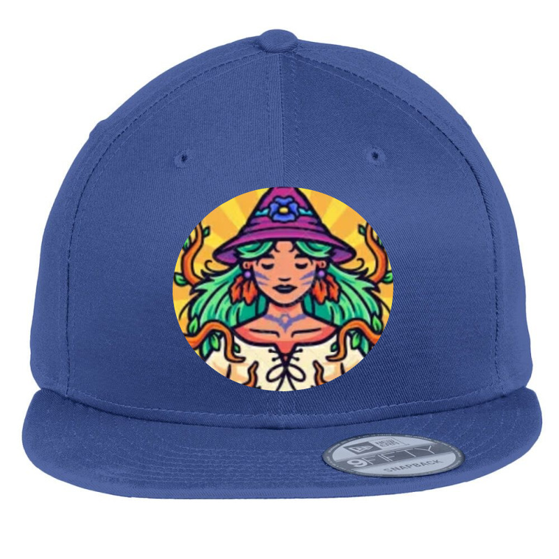 Image Women New Flat Bill Snapback Cap by Trendy's collections | Artistshot