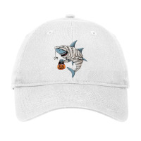 A Mummy Shark Halloween Adjustable Cap | Artistshot