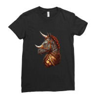 King Rhino Ladies Fitted T-shirt | Artistshot