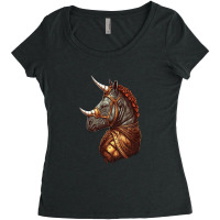 King Rhino Women's Triblend Scoop T-shirt | Artistshot