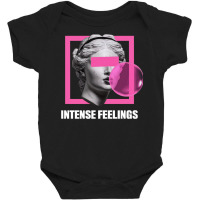 A Woman With Eyes Coveredby A Pink Rectangle Baby Bodysuit | Artistshot