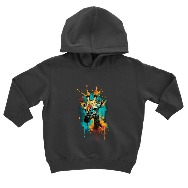 Happy Giraffe Toddler Hoodie by mailson | Artistshot