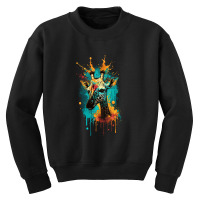 Happy Giraffe Youth Sweatshirt | Artistshot