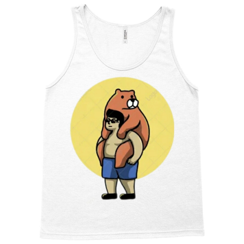 Bear And Man Images Tank Top | Artistshot