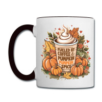 Fueled By Coffee & Pumpkin Spice Coffee Mug | Artistshot