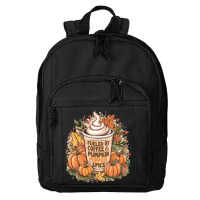 Fueled By Coffee & Pumpkin Spice Basic Backpack | Artistshot