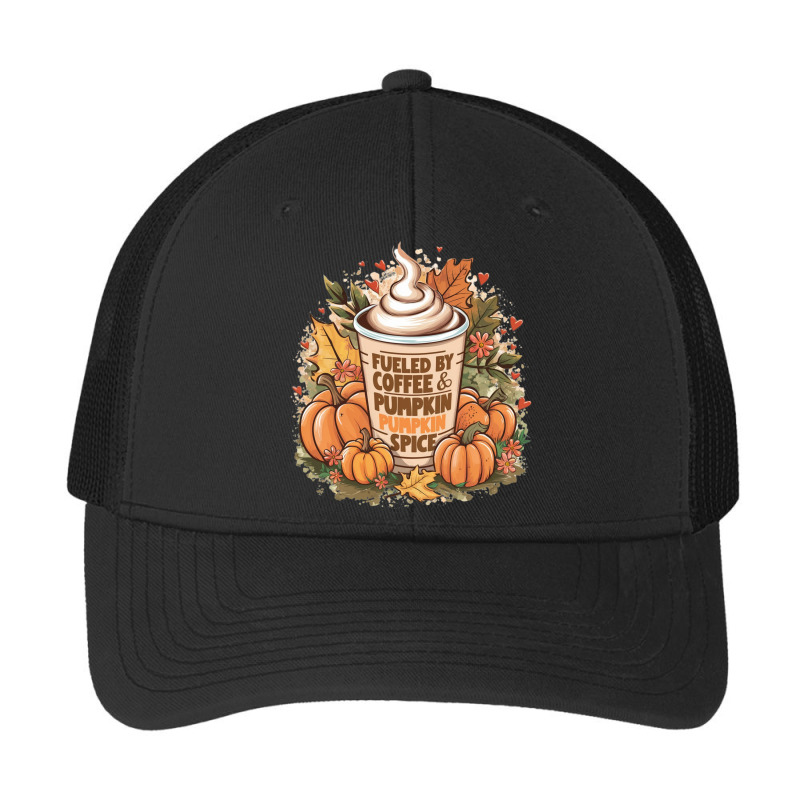 Fueled By Coffee & Pumpkin Spice Pa Trucker Cap | Artistshot