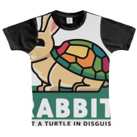 Rabbit Just A Turtle In Disguise Graphic Youth T-shirt | Artistshot