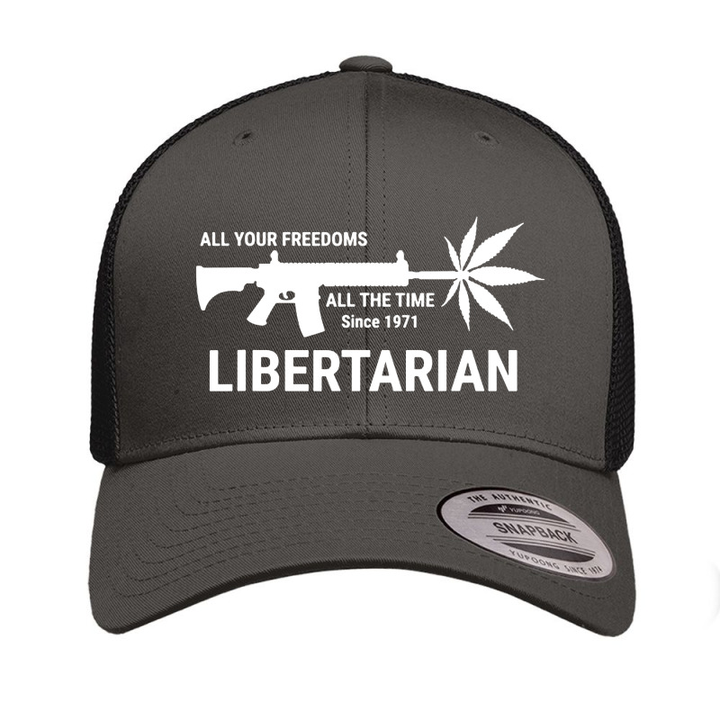 Libertarian Retro Trucker Cap | Artistshot