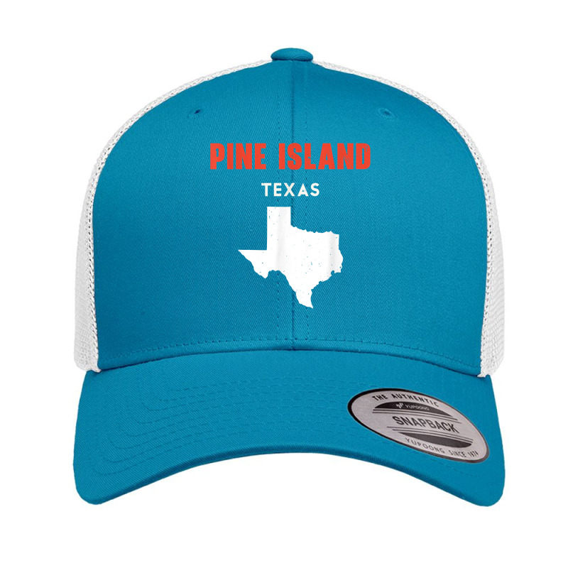 Pine Island Texas Usa State America Travel Texas T Shirt Retro Trucker Cap by bendlelobeltzoer | Artistshot