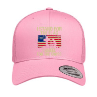 I Stand For The Flag I Kneel For The Cross Veteran Day Gift 19 Retro Trucker Cap | Artistshot