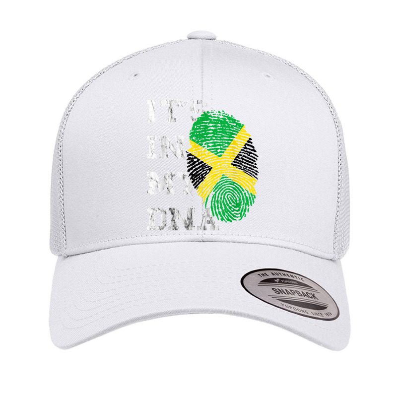 It's In My Dna Jamaica Genetic Jamaican Roots Jamaican Pride T Shirt Retro Trucker Cap by sabadmscoastlw | Artistshot