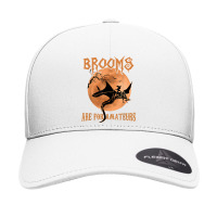 Brooms Are For Amateurs Dragon Riding Witches Halloween T Shirt Seamless Cap | Artistshot