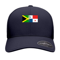 Jamaican Panamanian Flag Jamaica Panama T Shirt Seamless Cap | Artistshot