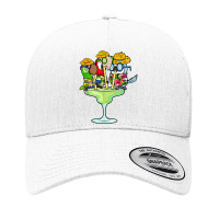 Parrots Drinking Margarita Tropical Vacation Macaws Birds T Shirt Yupoong Trucker Cap | Artistshot