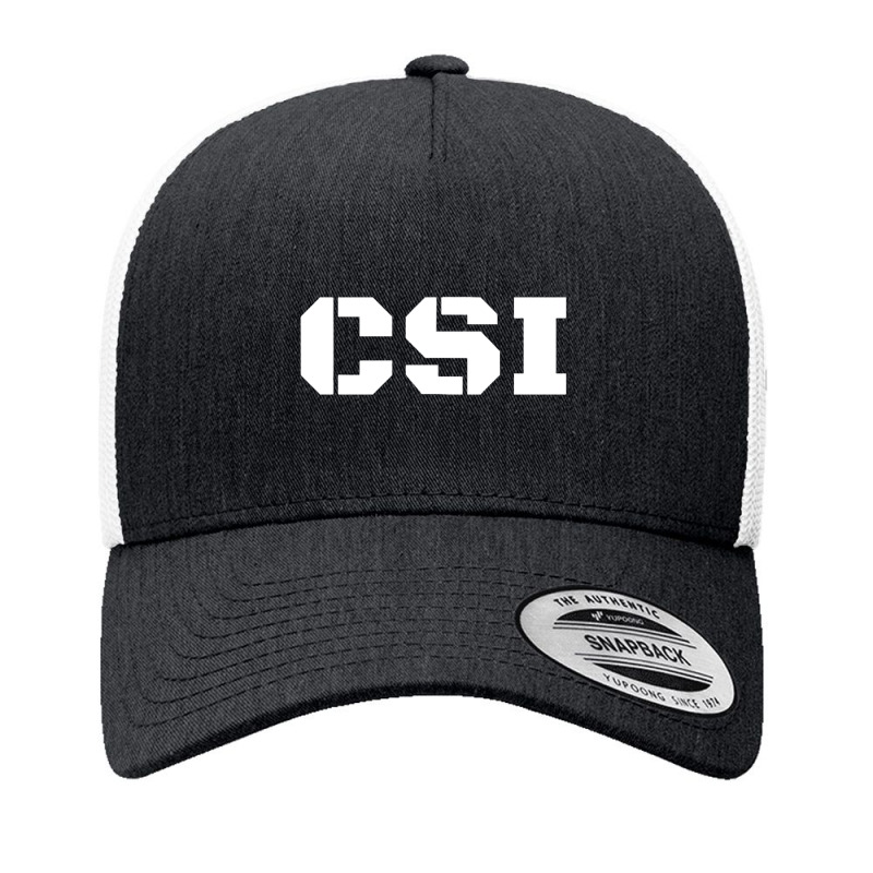 Csi Crime Scene Investigation   Official Police Gear Yupoong Trucker Cap by michaelnaher | Artistshot