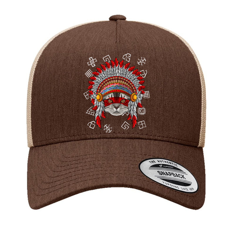 Indigenous American Shorthair T  Shirt Indigenous American Shorthair N Yupoong Trucker Cap by lizardgasp | Artistshot