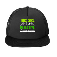 Detective Private Investigator And Fingerprint T Shirt Foam Snapback Hat | Artistshot