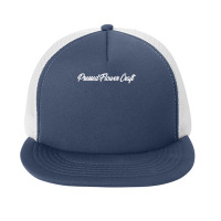 Pressed Flower Craft Cursive Text Novelty Hobby T Shirt Foam Snapback Hat | Artistshot