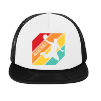 Basketball Silhouette Sport Activity Vector Graphic Foam Snapback Hat | Artistshot