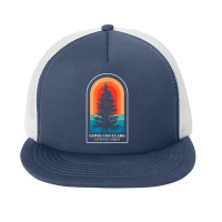 Retro Lewis And Clark National Forest Montana Hiking T Shirt Foam Snapback Hat | Artistshot