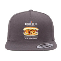 Newyork City Hot Dog Pushcart Bun Ketchup Mustard Sauerkraut T Shirt 5 Panel Snapback Cap | Artistshot