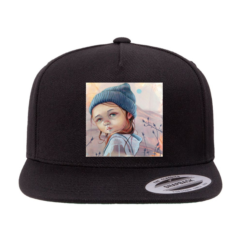 Giclee - Beautiful Children 5 Panel Snapback Cap | Artistshot