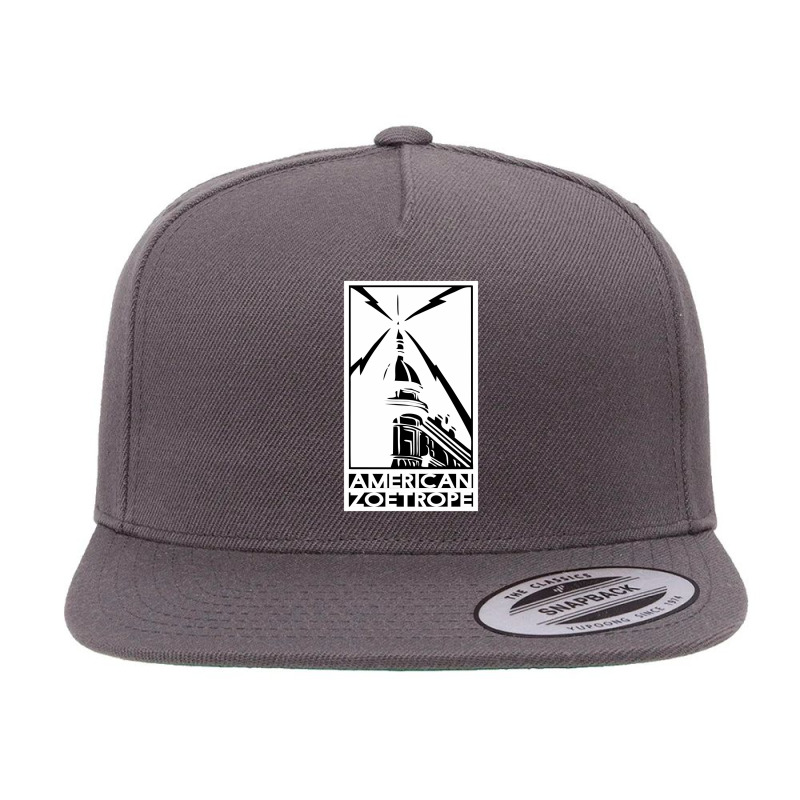 American Zoetrope 5 panel snapback cap by petercrooss | Artistshot