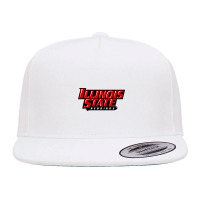 The Illinois Redbirds Wordmark 5 Panel Snapback Cap | Artistshot