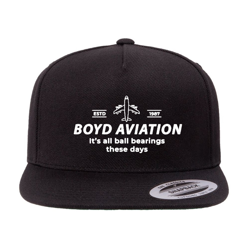 Boyd Aviation 5 Panel Snapback Cap | Artistshot