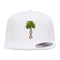 Dna Tree Of Life Science Genetics Biology Environment Lover T Shirt 5 Panel Snapback Cap | Artistshot