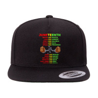 Juneteenth Insprire Like Martin T  Shirtjuneteenth Insprire Like Marti 5 Panel Snapback Cap | Artistshot