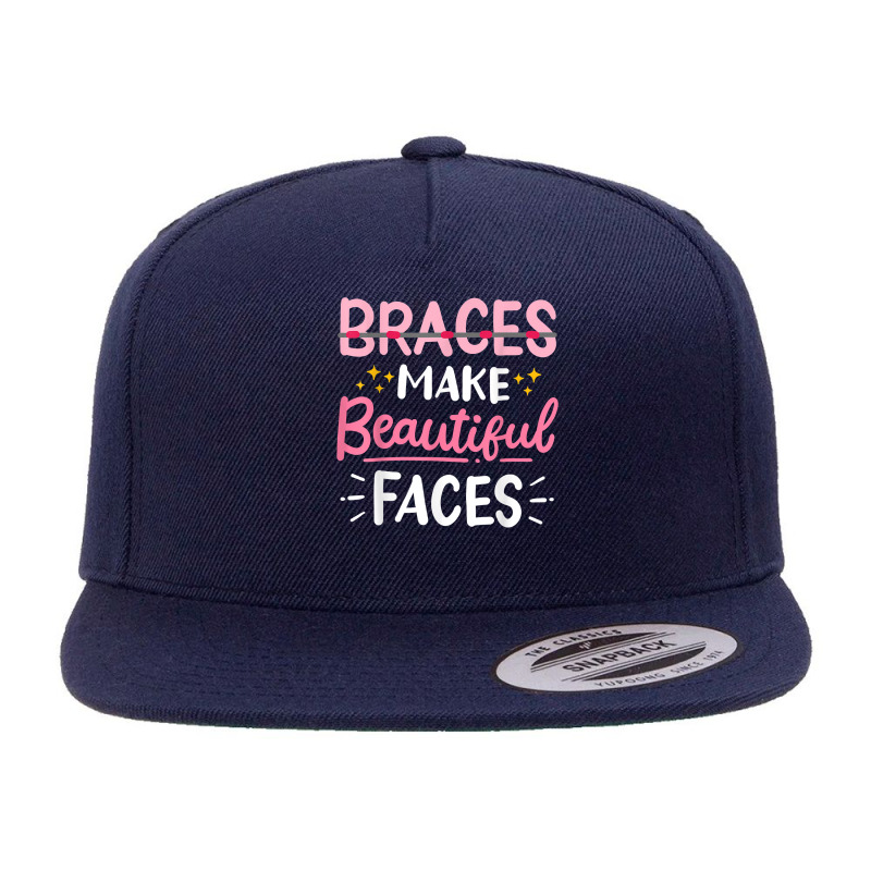 Dental Braces Orthodontist Dentist T Shirt 5 Panel Snapback Cap | Artistshot