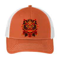 Kaleidoscope Kitty Louis Wain Psychedelic Cat Art Pa Trucker Cap | Artistshot