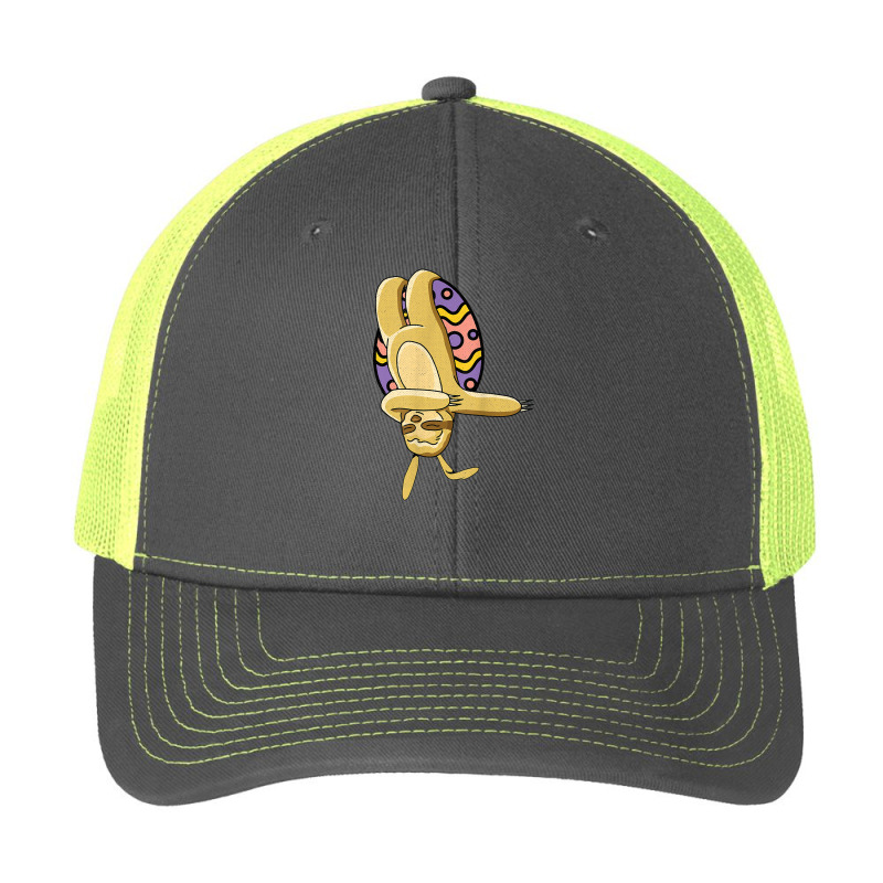 Sloth Dabbing Happy Easter Bunny Ears Cute Animall Lover Pa Trucker Cap by ThienThuong | Artistshot