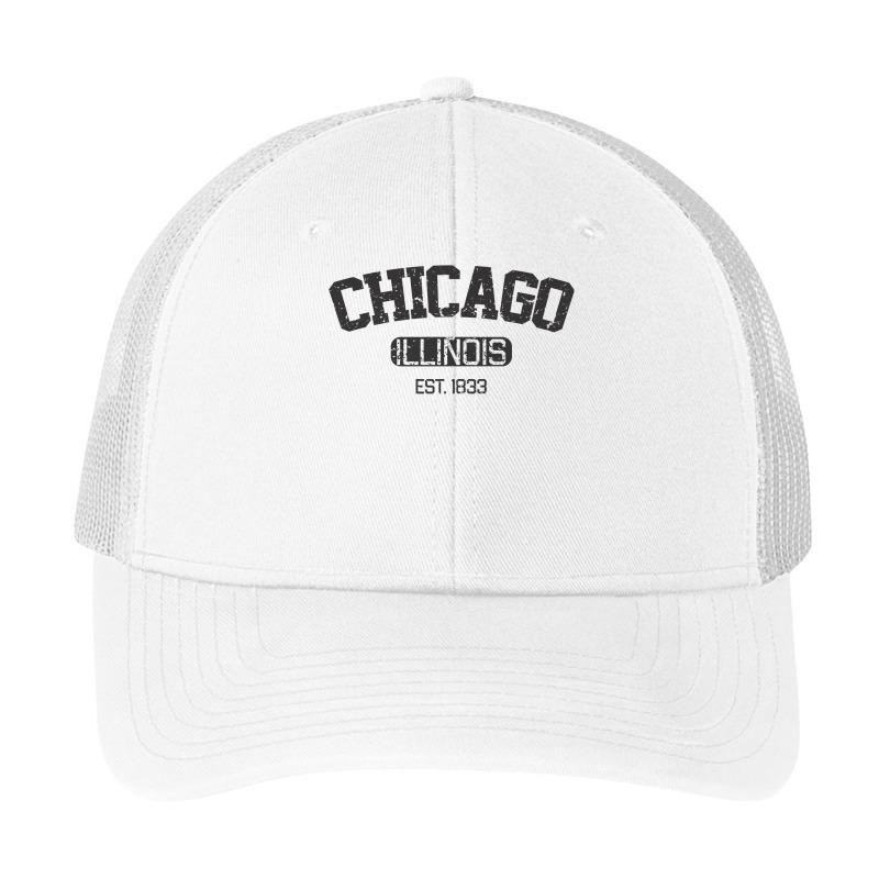 Vintage Chicago Illinois Est. 1833 Souvenir Gift Premium T Shirt Pa Trucker Cap by kogmor58594 | Artistshot