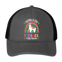 Dimelo En Espanol Por Favor Bilingual Spanish Teacher T Shirt Pa Trucker Cap | Artistshot