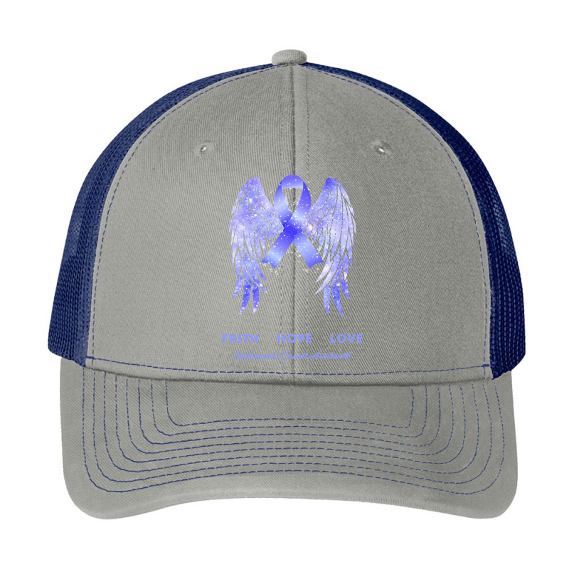 Esophageal Cancer T Shirtfaith Hope Love Esophageal Cancer Awareness W Pa Trucker Cap by rico96716 | Artistshot