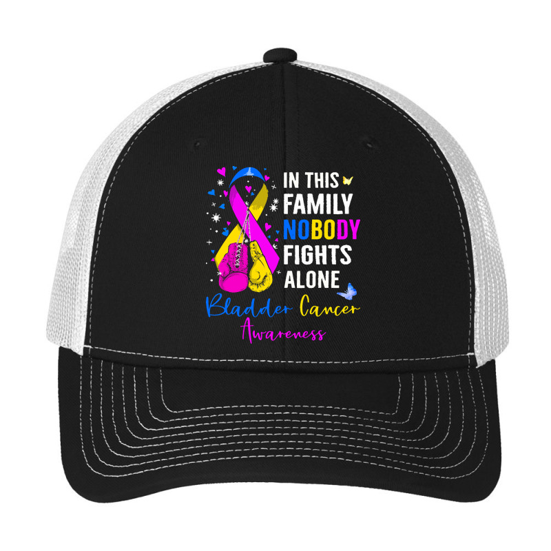 In This Family Nobody Fights Alone T  Shirt In This Family Nobody Figh Pa Trucker Cap by salesmanhuh | Artistshot