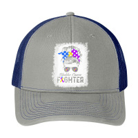 Woman Bladder Cancer Fighter T  Shirt Woman Bladder Cancer Fighter Blu Pa Trucker Cap | Artistshot