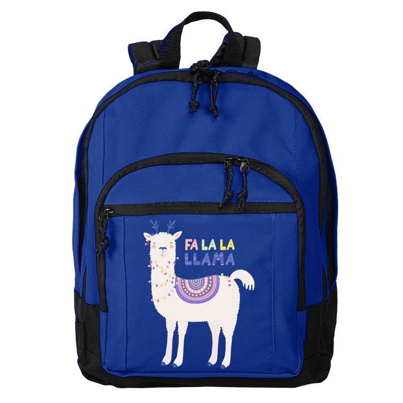 Llama T  Shirt Fa La La L L A M A T  Shirt Basic Backpack | Artistshot